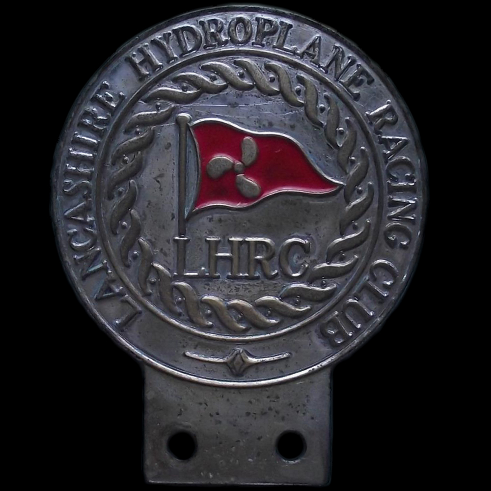  Lancashire Hydroplane Racing Club car badge